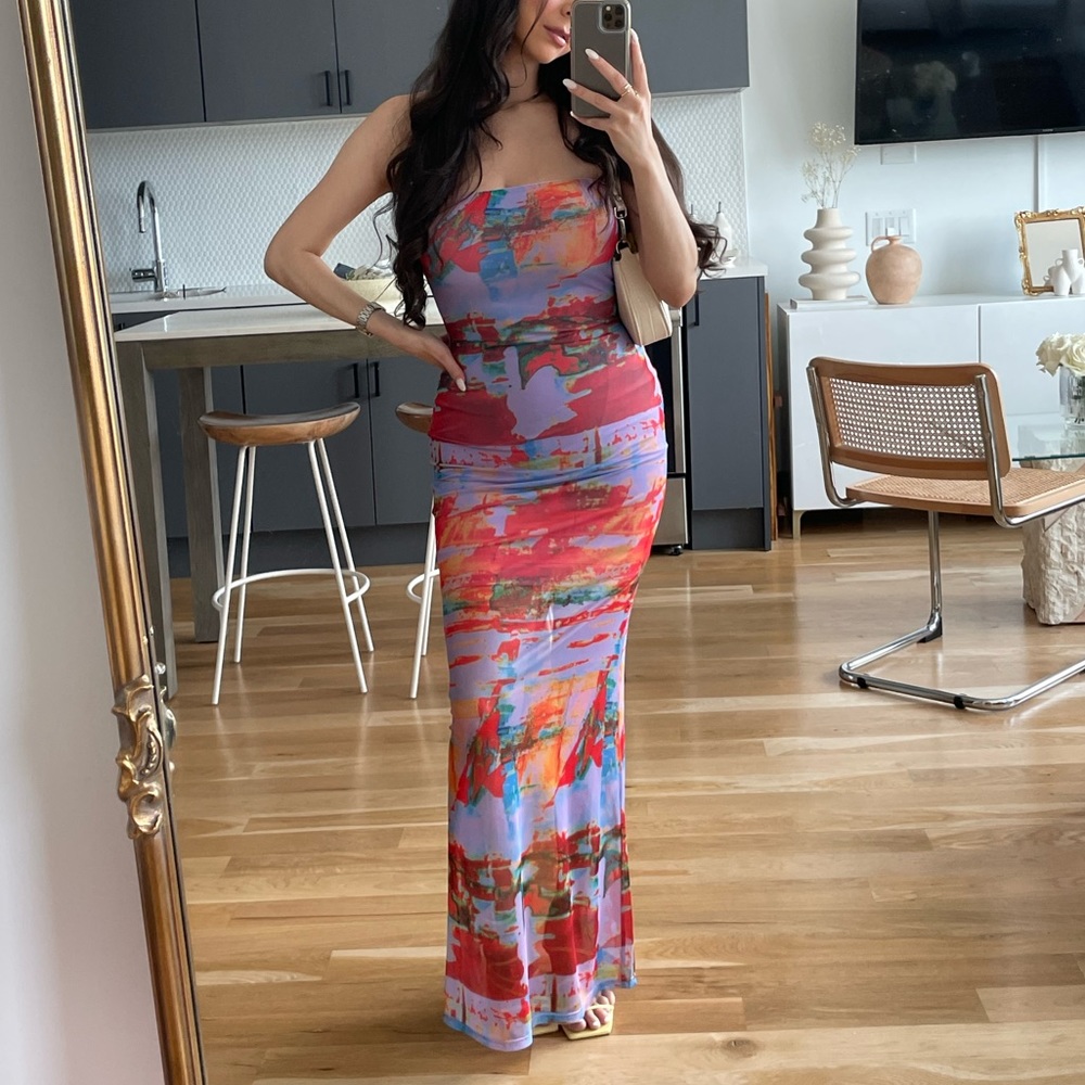TIGERMIST MAXI MULTI DRESS